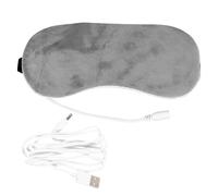 NOLITOY Máscara de Ojos Calefacción por Vapor USB Antifaz Térmico para Dormir Gris Almohadilla Térmica para Ojos Cansados y Ojeras Relajante para Fatiga Visual y Cuidado Ocular