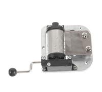 NOLITOY Mecanismo de Caja Música Metálico de Notas Movimiento Musical Manual para DIY Accesorio Resistente y Fácil de Usar para Reparación y Creación Personalizada