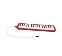 NOLITOY Melódica de Teclas con Funda Roja Instrumento Musical Portátil para Principiantes y Amantes Ligera y Fácil de Tocar sin Baterías