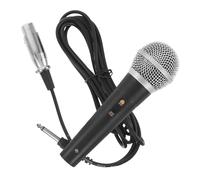 NOLITOY Micrófono Adecuado para Conferencias y Discursos con Cable Dinámico de Mano con Patrón Cardioide y Reducción de, Material Plástico y Metal para Karaoke Profesional