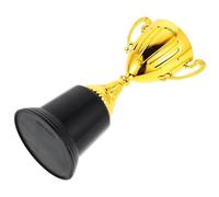 NOLITOY Mini Copas de Oro, Trofeos de Plástico para Niños, Fútbol, Baloncesto, Carreras, Competiciones, Fiestas Y Celebraciones.
