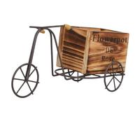 NOLITOY Modelo de Bicicleta de Hierro Vintage para Decoración de Escritorio Macetero Metálico Adorno Creativo Estilo Retro para Hogar y Oficina