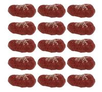 NOLITOY Modelos de Dinosaurios Fósiles Miniatura 7,5 Cm 50 Piezas para Mesa de Arena, Decoración Educativa en Plástico Rojo Oscuro, Accesorios de Excavación y Manualidades