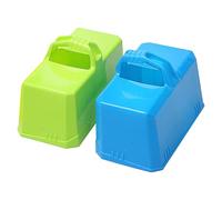 NOLITOY Molde de Ladrillo de Nieve y Arena 2 Piezas, Plástico Resistente, Tamaño Mediano, para Construir Castillos y Fortalezas en Invierno y Verano, Juguete DIY Aire Color Aleatorio