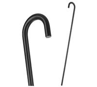 NOLITOY Muleta de Mago Negra de Plástico Bastón Decorativo de 4 Secciones para Fiesta Navideña y Disfraz Accesorio para Actuación y Decoración en Cumpleaños y Halloween