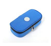NOLITOY nevera de viaje médica traer insulina enfriador de almacenamiento de insulina bolsa de viaje médica contenedor de almacenamiento de insulina Blue