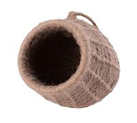 NOLITOY Nido Colgante para Pájaros y Pequeños Roedores Hecho de Cuerda de Algodón Resistente Tamaño Mediano Adecuado para Jaula de Hámster Ardillas y Jardín Refugio Seguro y