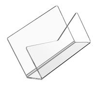 NOLITOY Organizador Acrílico Transparente para Correspondencia Soporte de Escritorio Elegante y para Oficina y Almacenamiento de Cartas