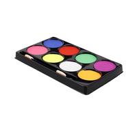 NOLITOY Paleta De Pintura Facial Infantil Kit De Maquillaje Artístico Para Halloween Cosplay y Fiestas Resistente Manchas De Aplicar y Retirar Pintura Corporal Para