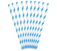 NOLITOY Palitos de Papel para Algodón de Azúcar 10X300Mm 100 Unidades Azul y Blanco Compatibles Máquinas Automáticas Comerciales Suministros para Eventos y Fiestas