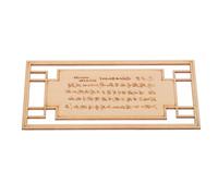 NOLITOY Pantalla Adorno Reutilizable de Madera Beige Diseño Realista y Estilo Único para Plato de Sushi Japonés para de Mesa