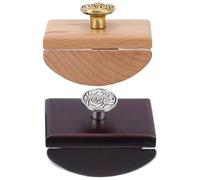 NOLITOY Papel Secante de Madera Portátil 2 Piezas para Absorción Rápida de Tinta Secado Rápido para Sellos y Caligrafía, Herramienta Absorbente Tinta Creativa para Oficina y Escuela