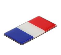 NOLITOY Pegatina de Bandera Francesa para Coche Protección contra Arañazos, Instalación Sencilla y Aleación de Aluminio para Parachoques y Ventanilla