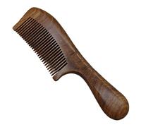 NOLITOY Peine De Madera Mango Redondo Peine De Madera Cabello De Sándalo Dorado De Grande Para Mujer Para Masaje