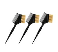 NOLITOY Peine De Peluquería Peine Para Teñir El Cabello 3pcs Cerdas Flexibles y Rígidas Ideal Para Peluquerías