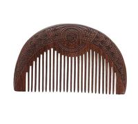 NOLITOY peine pequeño bien broma women peines peine redondo hair care Peine madera portátil Peine madera artesanal suministro de peluquería peine para el hogar de madera Brown