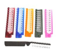NOLITOY Peine Plegable de Viaje 20piezas para Femenino Masajeadores y Alisadores Peines de Plástico Compacto y Ligero para Camping y Aire Libre