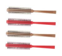 NOLITOY Peines para Peinar el Cabello 4 Piezas Tamaño Mediano Cepillos de Rodillo Redondos Herramienta Peluquería para Cabello Rizado Fino y Liso Uso Diario Color Aleatorio