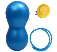 NOLITOY Pelota de Yoga PVC Gruesa Antiestallido Balón de Equilibrio Forma de Cacahuete con Bomba para Pilates Rehabilitación y Ejercicios de Core Casa Estimula Músculos y Mejora Postura