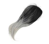 NOLITOY Peluca De Cabello Degradado Haze Hombros Efecto Neblina Postizo De Cabello Natural Para Cosplay