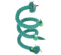 NOLITOY Percha De Cuerda En Espiral para Pájaros Percha para Columpio De Cuerda para Pájaros Soporte para Jaula De Pájaros Accesorios para Postes Juguete De Escalada para Loros Periquitos