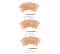 NOLITOY Pinza De 3 Juegos Adhesivos Auriculares De Masaje De Relajación Tratamiento Del Auricular Masajeador De Orejas Para El Cuidado Del Oído Kit De Acupresión Metal