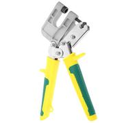 NOLITOY Pinza de Quilla para Techo Mano, Alicate de Acero Ligero Mango Antideslizante, Herramienta de Crimpado para Perfiles de Pladur, Perforación sin Taladro, Uso Profesional