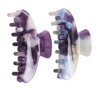 NOLITOY Pinzas Cabello Moradas Antideslizantes 2 Piezas Tamaño Grande para Cabello Grueso Accesorios para Mujeres Decorativas y Cómodas para