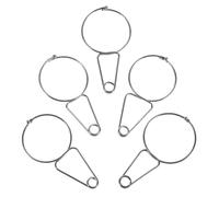 NOLITOY Pinzas de Acupresión para Orejas 5 Unidades Masajeador Auricular sin Imán Herramienta Ergonómica para Aliviar el Estrés de Cabeza Terapia de Reflexología Auricular Portátil