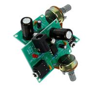 NOLITOY Placa Amplificadora de Potencia Lm386 3-12v Miniatura Kit de Soldadura DIY 2 Unidades Módulo Amplificador Estéreo Compacto para Proyectos de Audio Industrial y Bricolaje