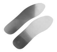 NOLITOY Plantillas de Acero Inoxidable Resistentes y Transpirables para Botas de Trabajo Protección Anti-punción para Hombres y Mujeres Plantilla Ergonómica Segura y Cómoda para Tipo de