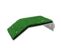 NOLITOY Plataforma de Tortuga con Escalera de Césped Simulado Decoración para Acuario Isla Flotante para Reposo y Escalada Adecuada para Tanques de Agua Dulce y Mediana