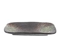 NOLITOY Plato de Sushi Resistente a Altas Temperaturas Cerámica Bandeja de Cerámica para Sushi, 30cm Superficie Lisa, Vajilla Decorativa, para Dumplings y Alimentos, Hogar