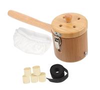 NOLITOY Portaherramientas de Moxibustión Manual Tradicional de Madera Maciza Contenedor para Varillas de Moxa Caja para Quemador de Moxibustión Portátil para Quemar Moxa Acupuntura y Terap