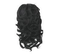 NOLITOY Postizo de Coleta Rizada Sintética con Clip de Garra Plano Extensión de Cabello para Mujeres y Niñas Color Seguro y Cómodo para Uso Diario