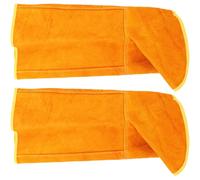 NOLITOY Protector de Calzado para Soldadura Piel Resistente Cubrebotas Ignífugo y Antideslizante para Soldadores Adultos Ligero y Transpirable para Trabajo Fábrica