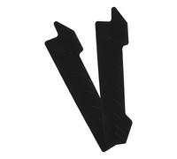 NOLITOY Protector, en Bicicleta para de Cadena de Vaina de Negro de Silicona 2 Piezas, Cubre y Extiende Útil del Cuadro Ciclismo Todoterreno