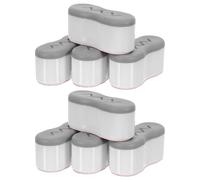 NOLITOY Protectores Adhesivos para Asiento de Inodoro 8 Piezas Amortiguadores Autoadhesivos Estándar para Tapa de Bidé Almohadillas Antiruido y Amortiguación para Baño y Hogar