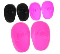 NOLITOY Protectores Auditivos de Silicona para Salón de Peluquería, 3 Pares, Cubiertas para Oídos Que Protegen contra Agua y Tinte, Uso Profesional y Personal