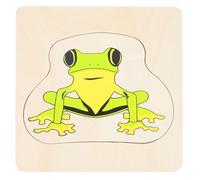 NOLITOY Puzzle Multilayer de Madera para Educativo y Seguro Desarrollo Cognitivo y Coordinación Ojo-Mano Juguete Manipulativo para Aprendizaje Temprano Regalo para Niñas