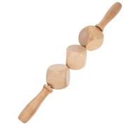 NOLITOY Raspador de Madera para Masaje Terapéutico de Rodillo Muscular para Uso Yoga Relajación de Cuerpo Completo Casa