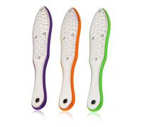 NOLITOY Raspador De Pies De Acero Inoxidable Profesional Removedor De Callos y Piel Muerta Exfoliador Para Pedicura Segura y Duradera Portátil Para Piel Seca y Callosa