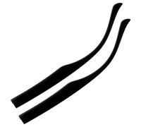 NOLITOY Recambios Patillas Gafas de Material Tr90 Negro, Cómodas y Fáciles de Usar, Ideales como Patas de Repuesto para Gafas Doble Diente para Reparación