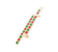 NOLITOY Regla Matemática de Madera Deslizante 1 Pieza, Juguete Educativo Montessori, Herramienta Didáctica para Aprender Números y Aritmética Manipulativa, Adecuado para Escuela