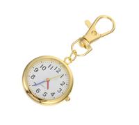 NOLITOY Reloj de Bolsillo para Mayores con Números Portátil Diseño Seguro y Fácil de Usar para Estudiantes y Enfermeros Color Dorado