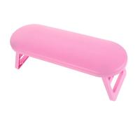 NOLITOY Reposabrazos Para Manicura Plegable 1 Unidad Soporte Compacto Para Muñeca Cómoda Manicuristas Uso Salón Portátil Color Rosa