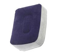 NOLITOY Reposapiés Inflable Portátil con Válvula Rápida y Base Antideslizante para Oficina Coche y Camping Cojín Elevador de Piernas Cómodo y Fácil de Usar