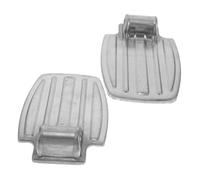 NOLITOY Reposapiés para Silla de Ruedas Pedal Ergonómico Antideslizante de Metal Reforzado Diseño Ampliado para Mayor Estabilidad Fácil Instalación para Uso Hogar y Hospital