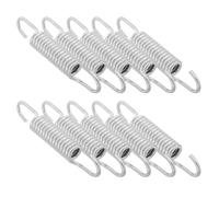 NOLITOY Resorte de Retorno para Caballete Lateral de Motocicleta Eléctrico, Muelle Metálico Resistente de 100 Mm, Paquete de 10 Piezas, Compatible Patinete Eléctrico, Soporte Doble