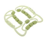 NOLITOY Rodillo de Masaje para Músculos de Pantorrillas 12 Ruedas, Ligero Pp, Adecuado para Yoga y Deportes en Interiores, Alivia la Tensión Muscular